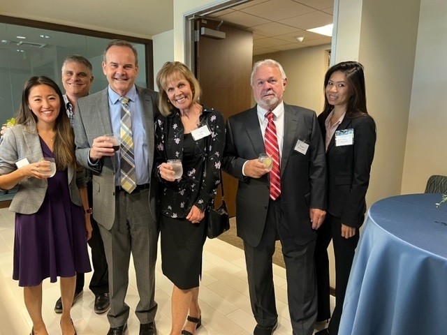 Photo of HKP attorneys and guests at 40th Anniversary Open House