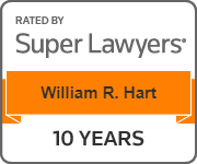 Rated By Super Lawyers | William R. Hart | 10 Years